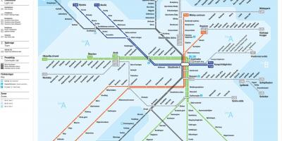 Sl tunnelbana რუკა