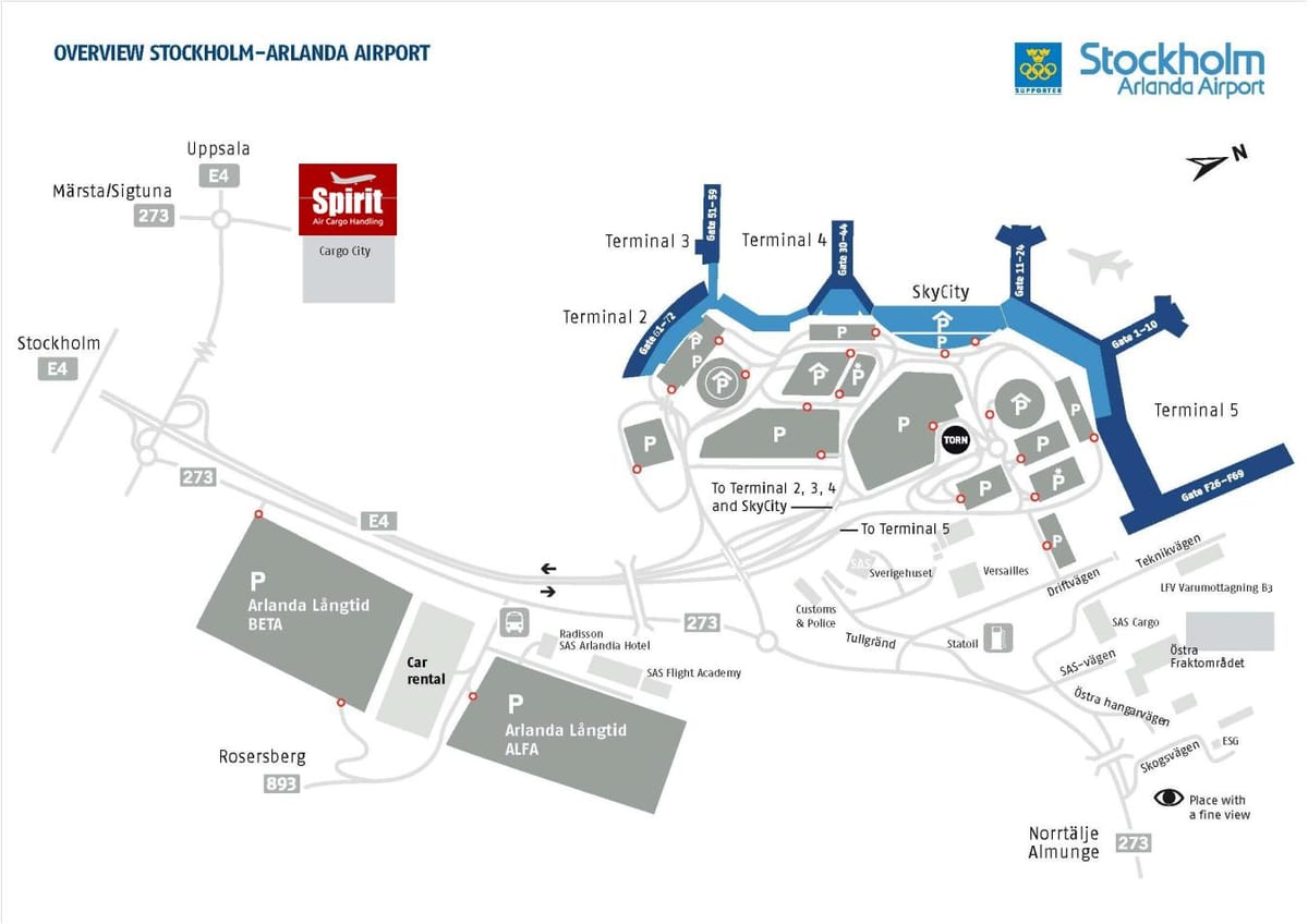რუკა arlanda