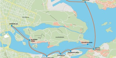 რუკა frihamnen სტოკჰოლმში