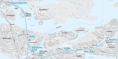 რუკა nacka სტოკჰოლმში